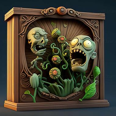 3D model Plants vsZombies game (STL)